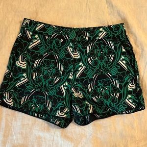 JCrew shorts tropical print size 4 GUC!
